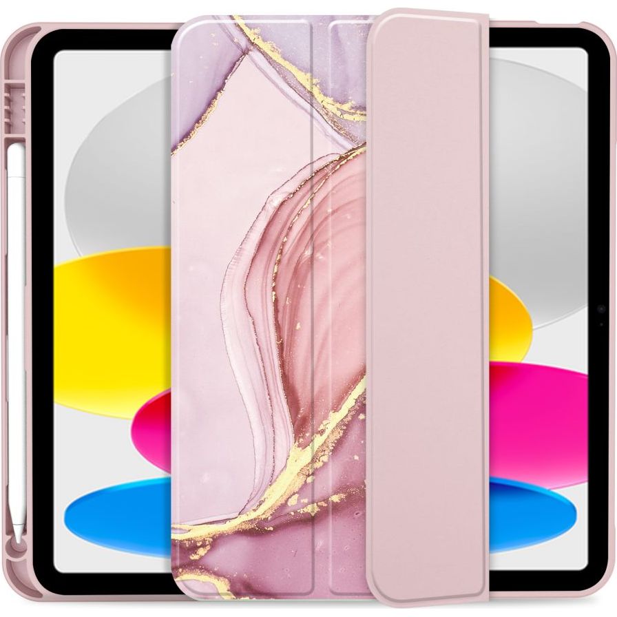 Etui z klapką Tech-Protect SC Pen do Apple iPad 10 gen. 2022, różowe